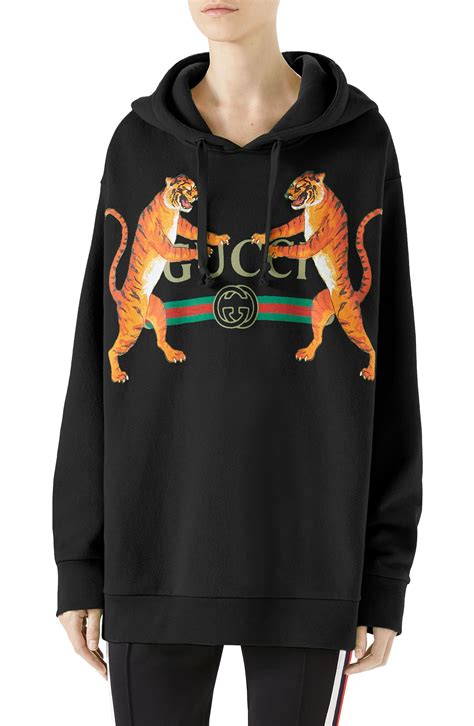 hoodie gucci tiger|Gucci tiger brooch.